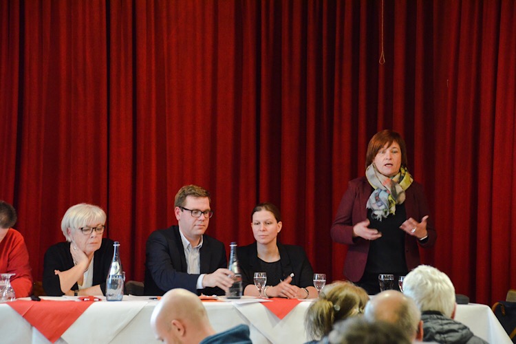 Caren Marks auf der Jahreshauptversammlung SPD 2018 _ 2