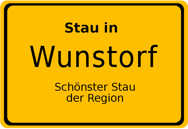 Stau in Wunstorf