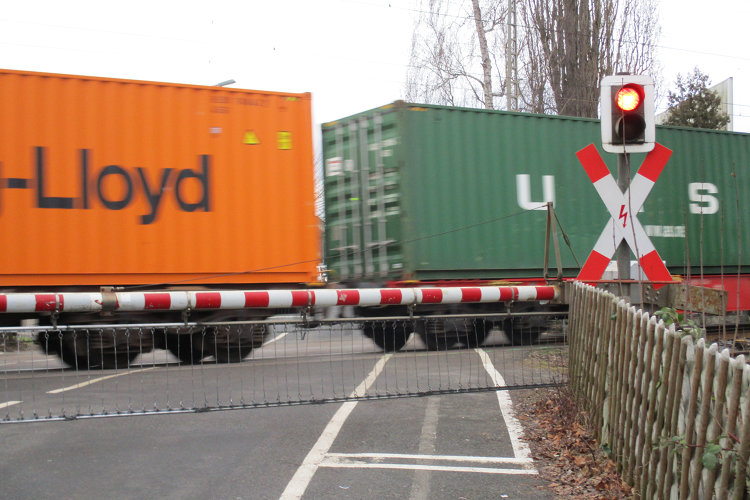Bahnübergang in Wunstorf