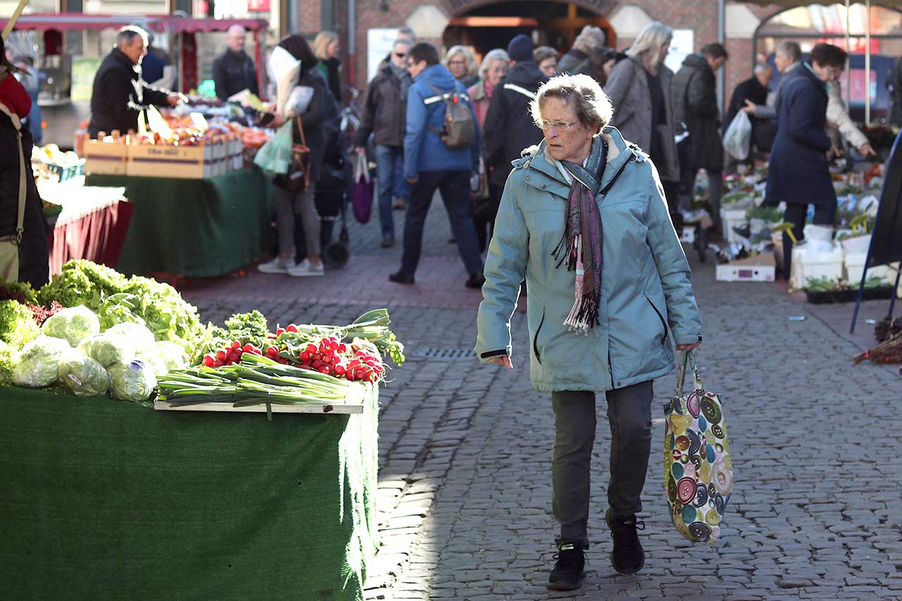 Reichlich Sonne am Marktag