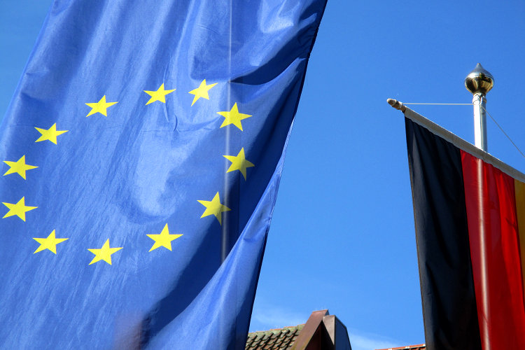 Europaflagge in Wunstorf