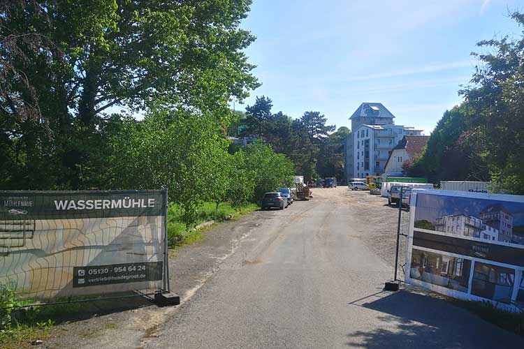 Baustellenzufahrt