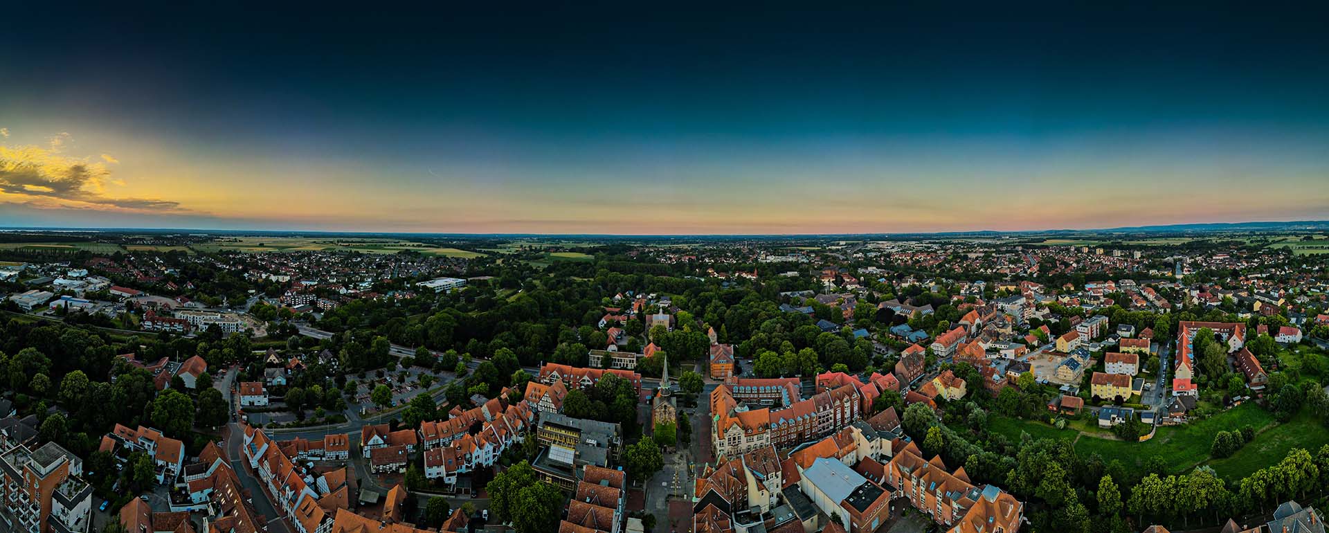 Wunstorfer Innenstadt von oben | Foto: fabi