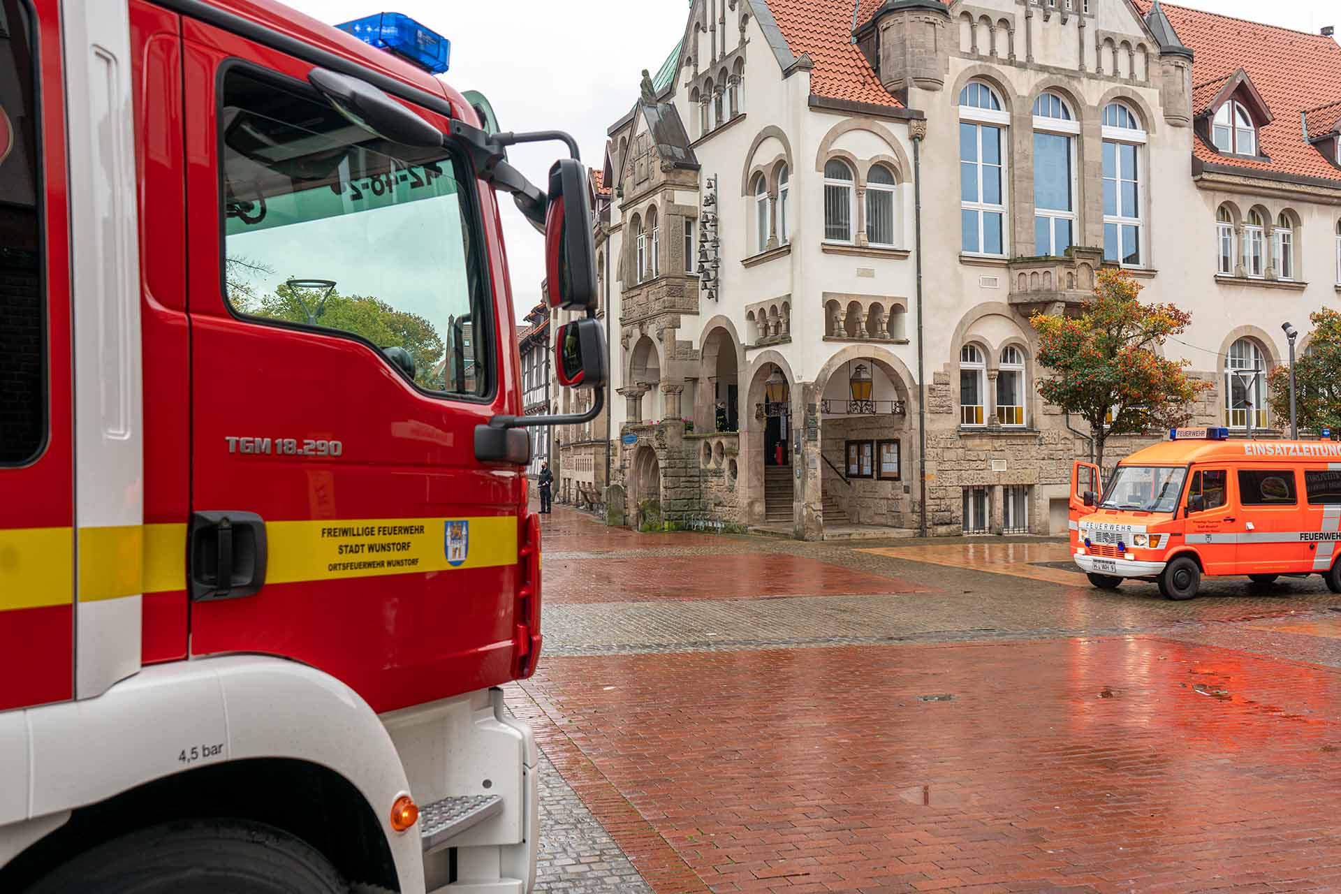 Feueralarm Rathaus