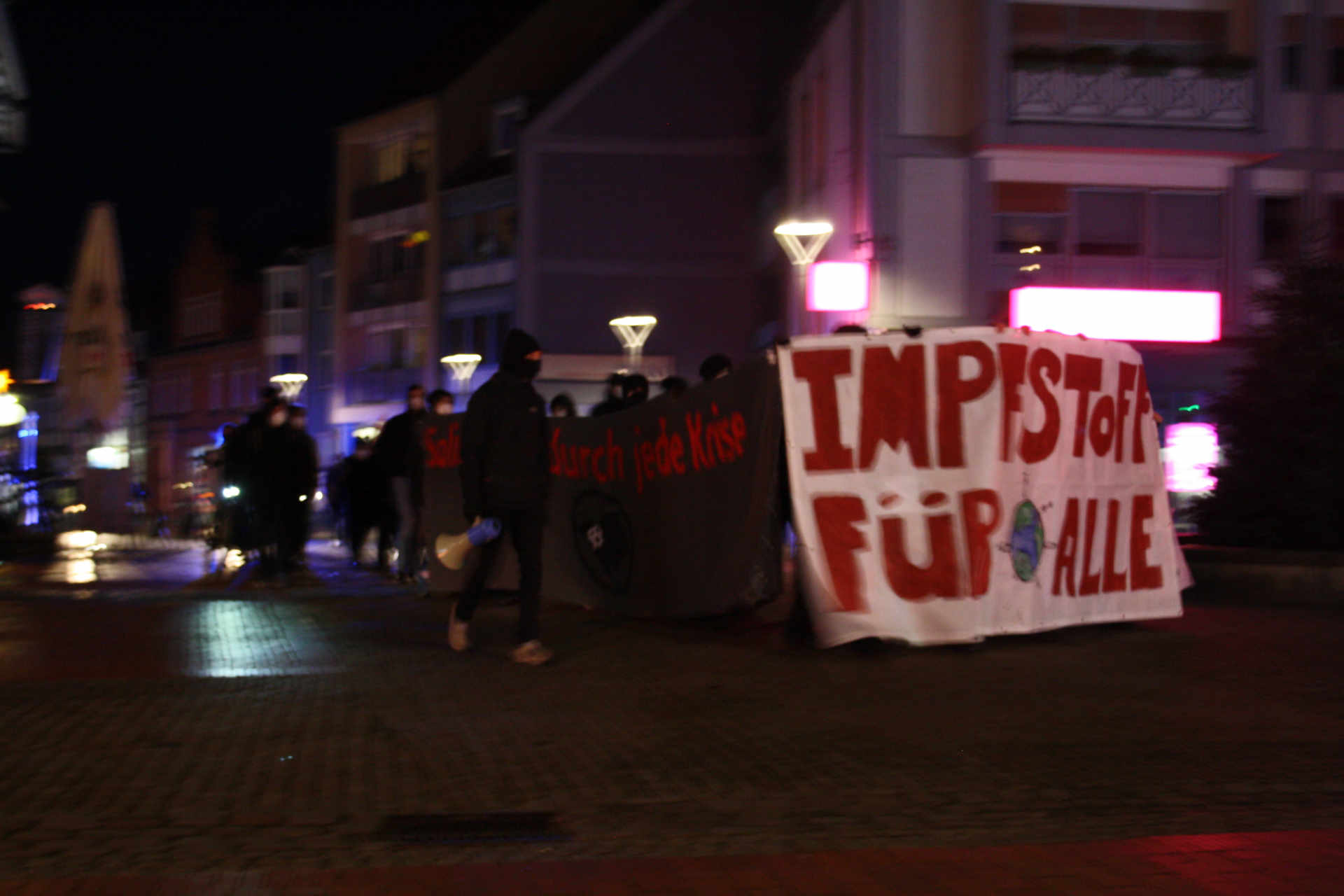 Gegendemonstrationszug 25. Januar
