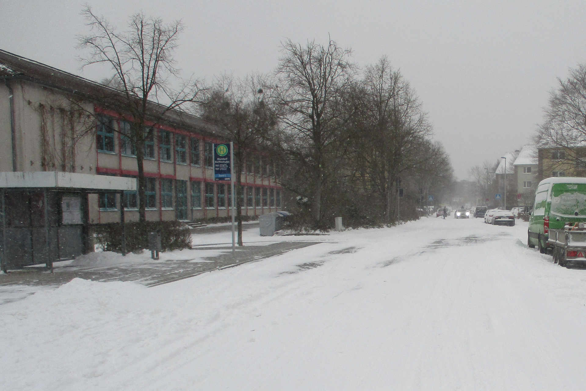 Schnee Barnestraße