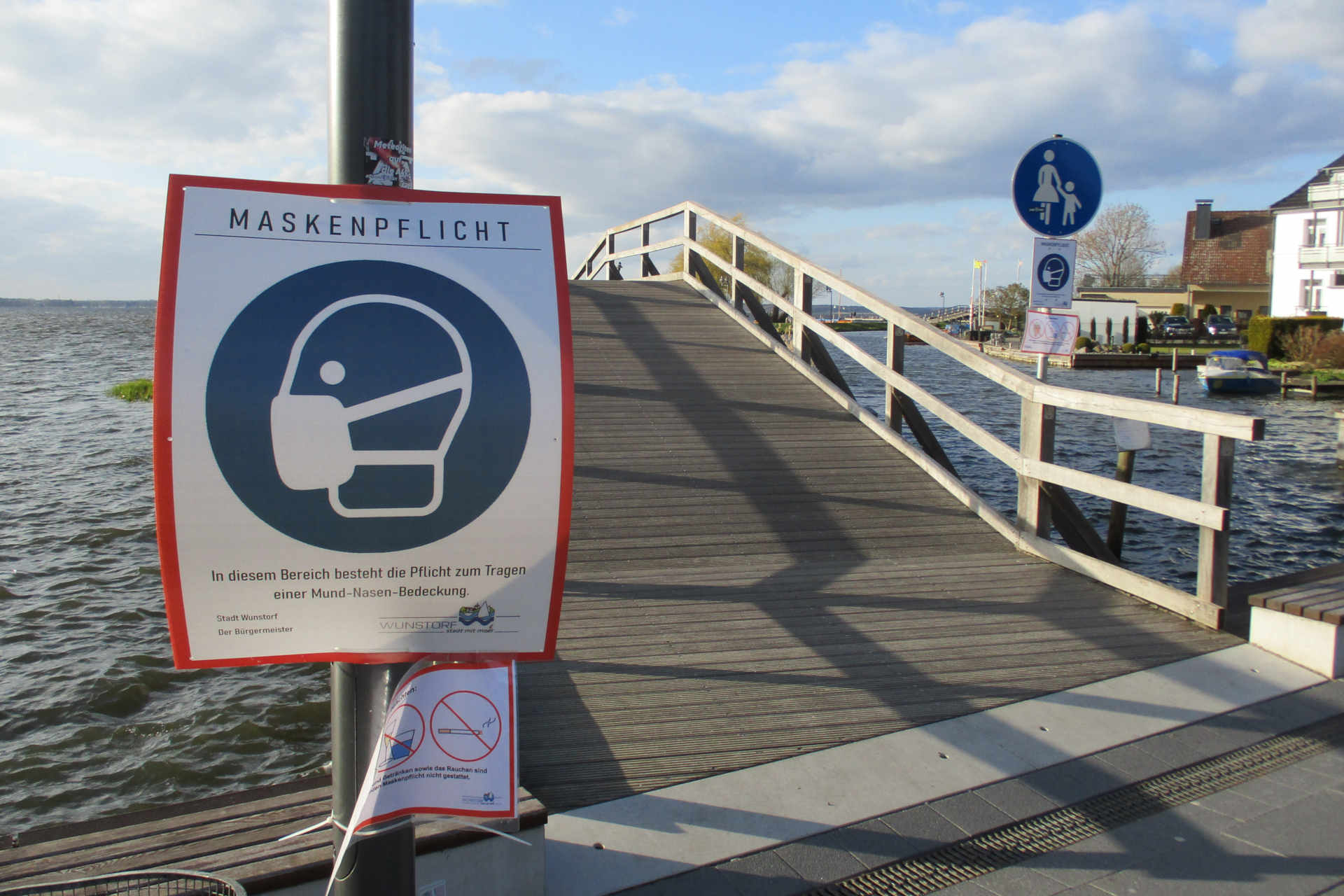 Maskenpflicht Brücke Steinhude