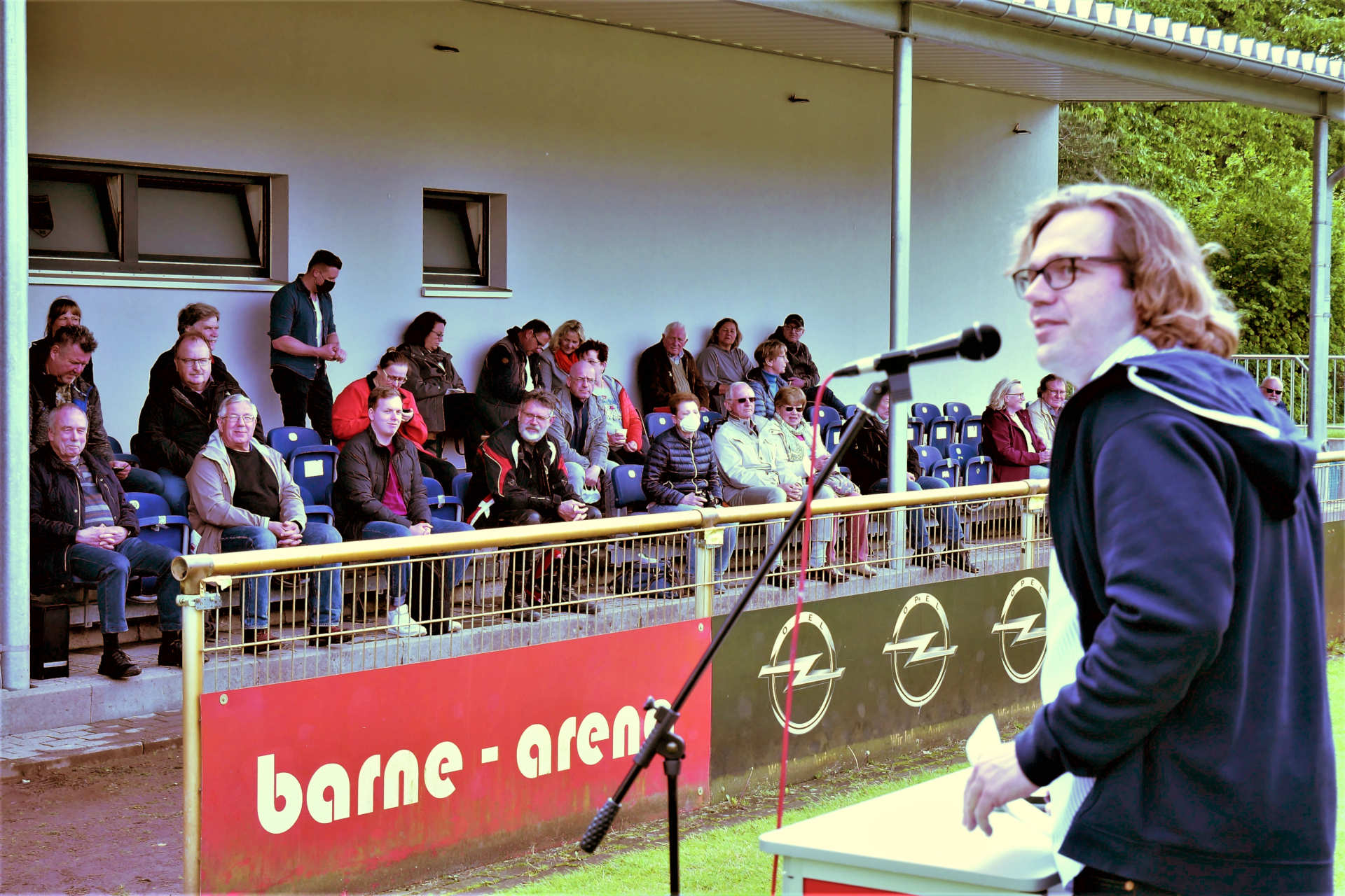 Kandidatenwahl im Stadion