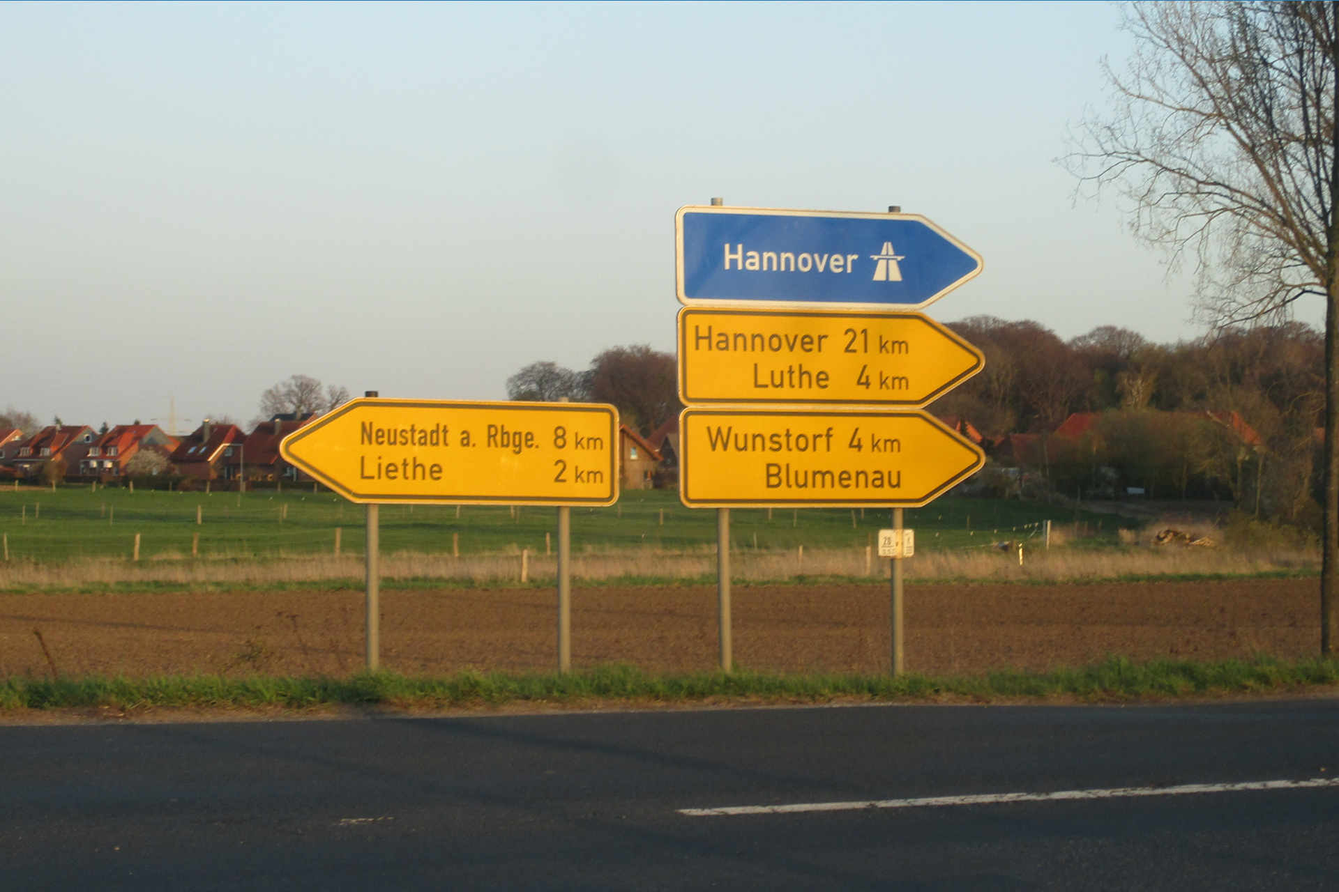 Straßenschilder