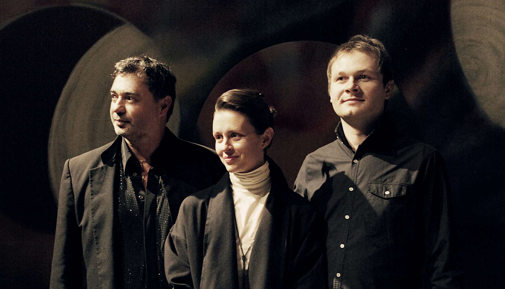 obert Kusiolek Trio mit Elena Chekanova - Anton Sjarov v.l.n.r.