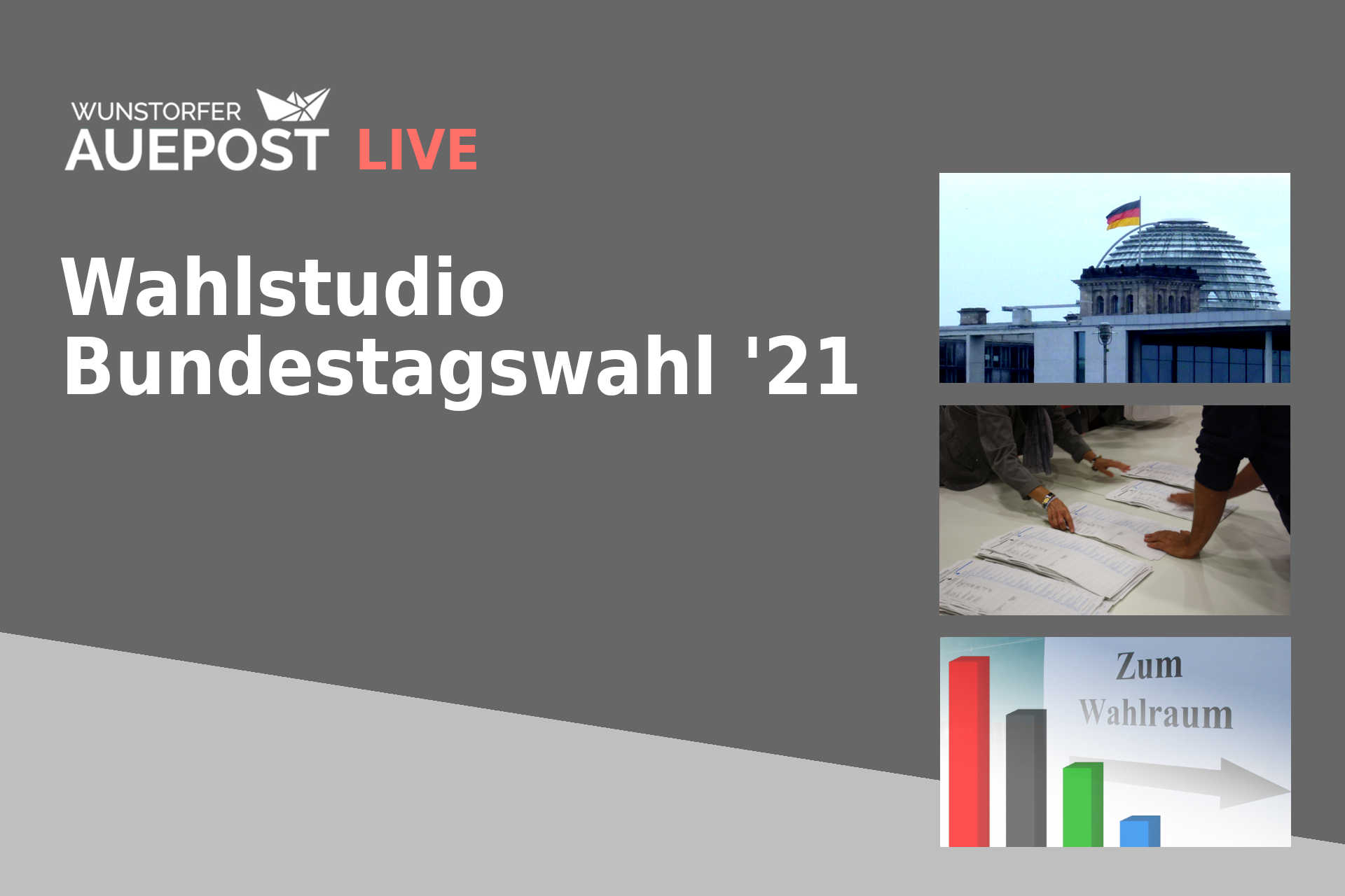 Wahlstudio Bundestagswahl Wunstorf 2021
