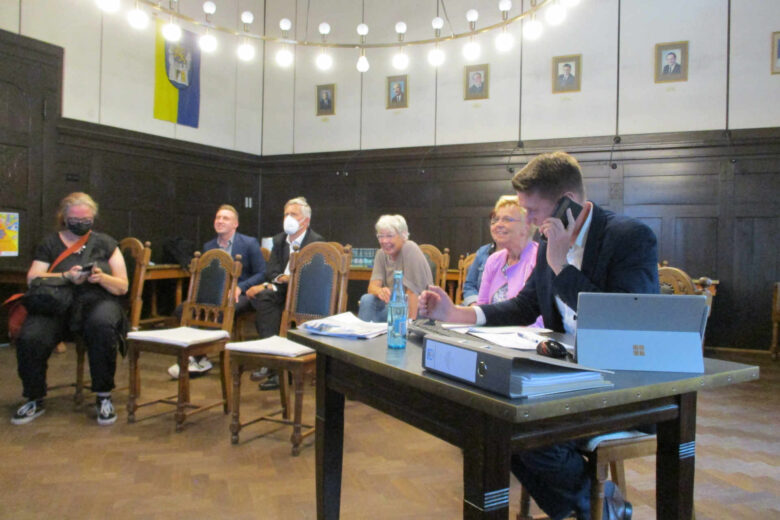 Präsentation Wahlergebnisse Rathaus