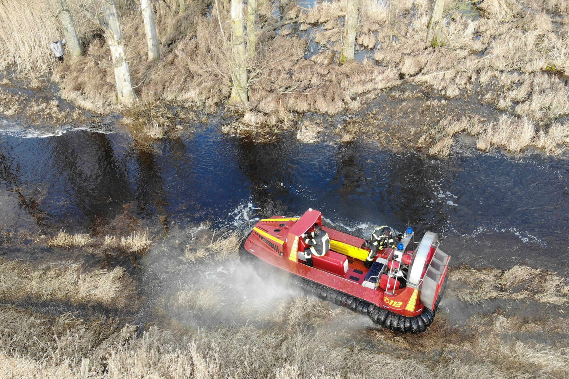 Hovercraft-Einsatz
