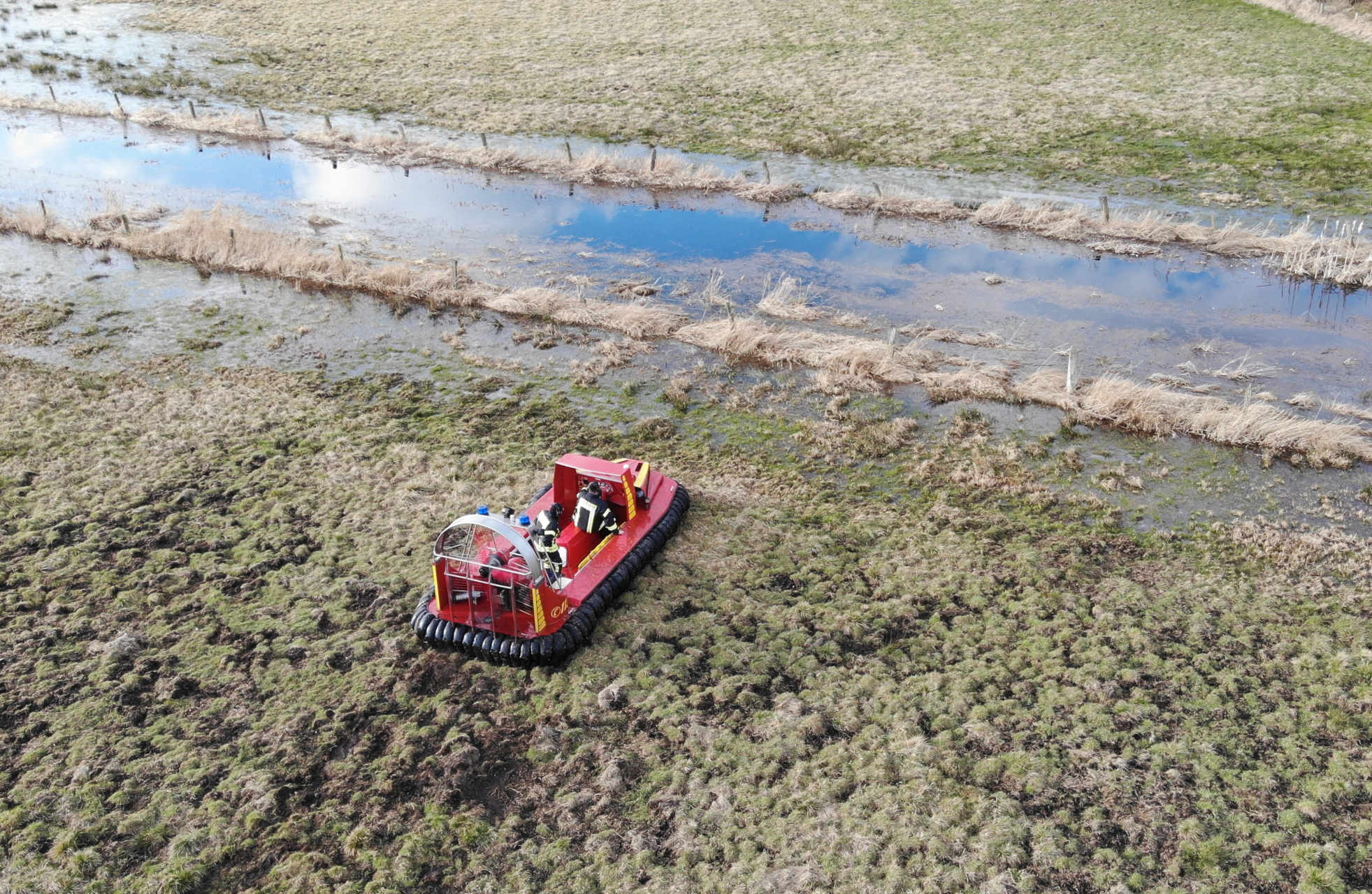 Hovercraft-Einsatz